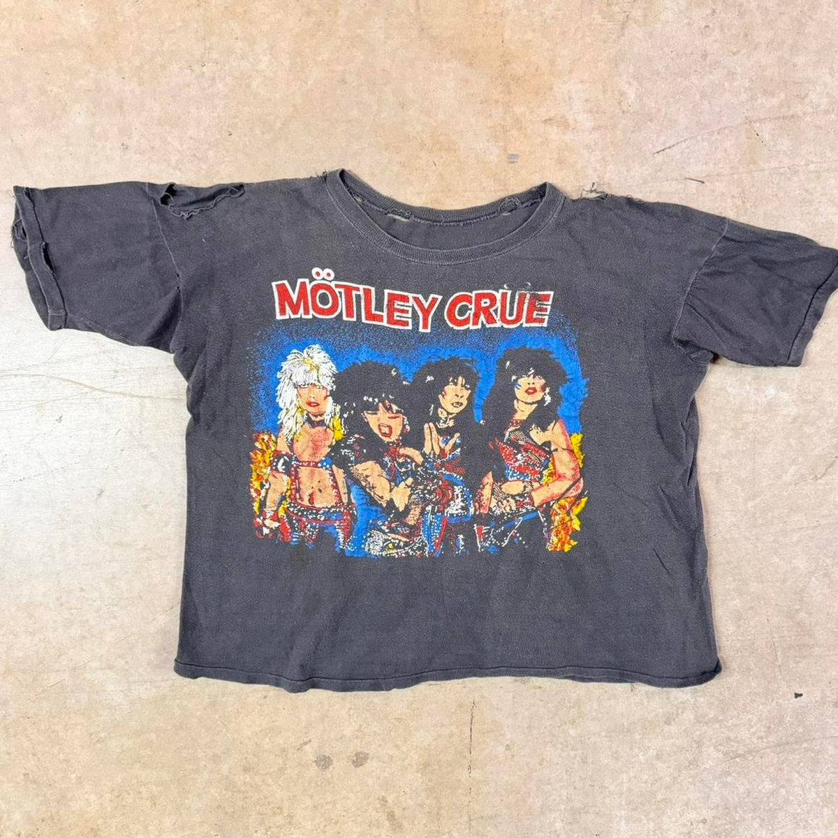 Motley Crue 1980s Band T-Shirt