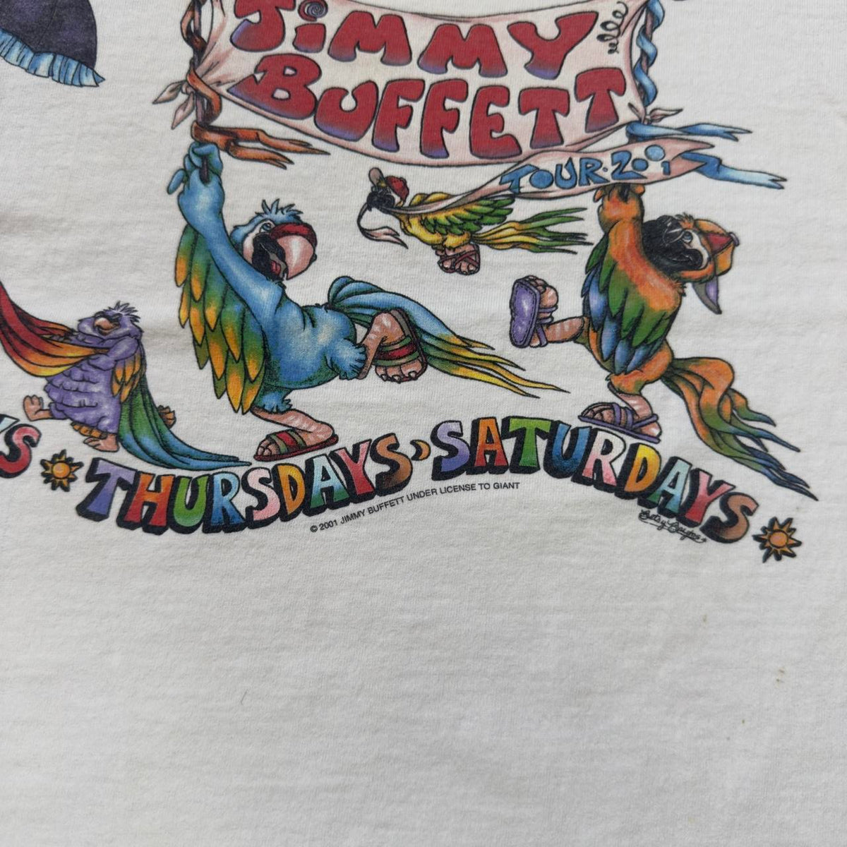 Jimmy Buffet Thursdays Saturdays Tour L/S T-Shirt