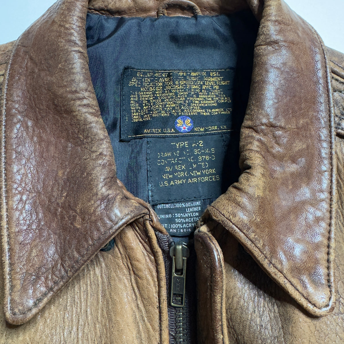 1980s Avirex Type A-2 Bomber Jacket U.S. Army Air Force’s
