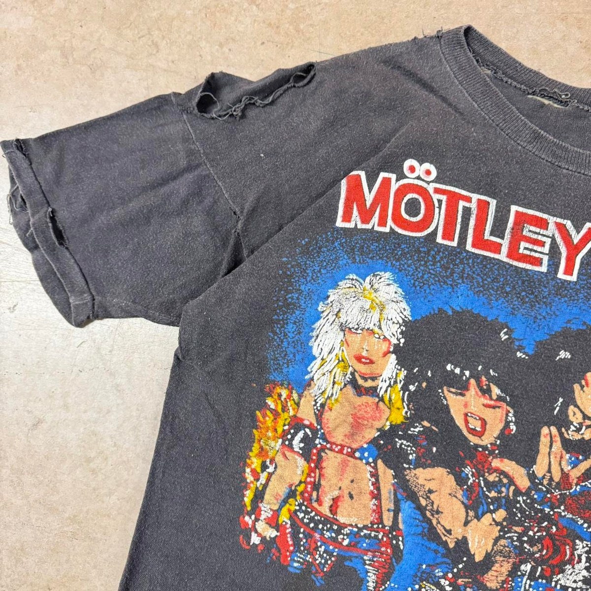 Motley Crue 1980s Band T-Shirt