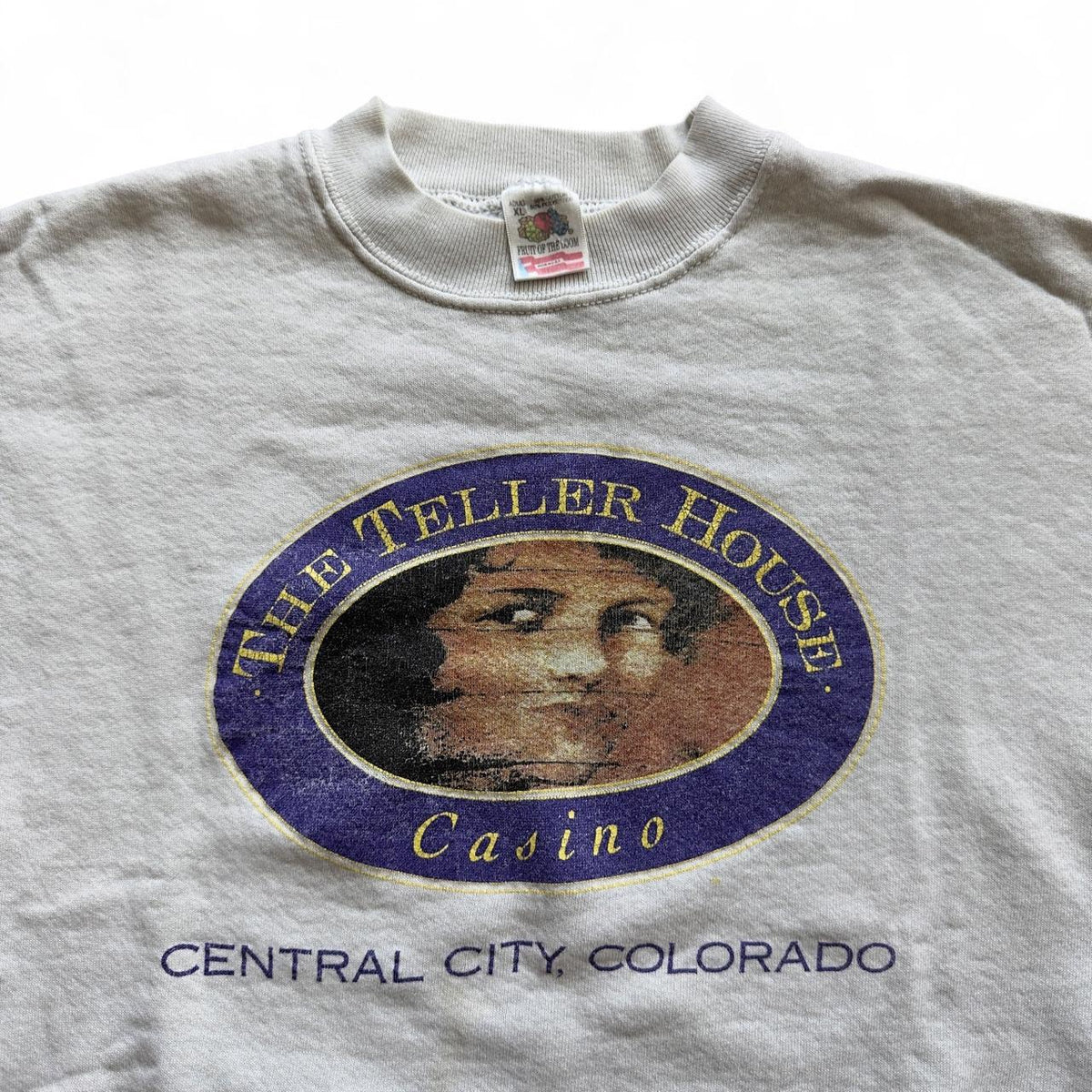 90s The Teller House Casino Cutoff Sweatshirt