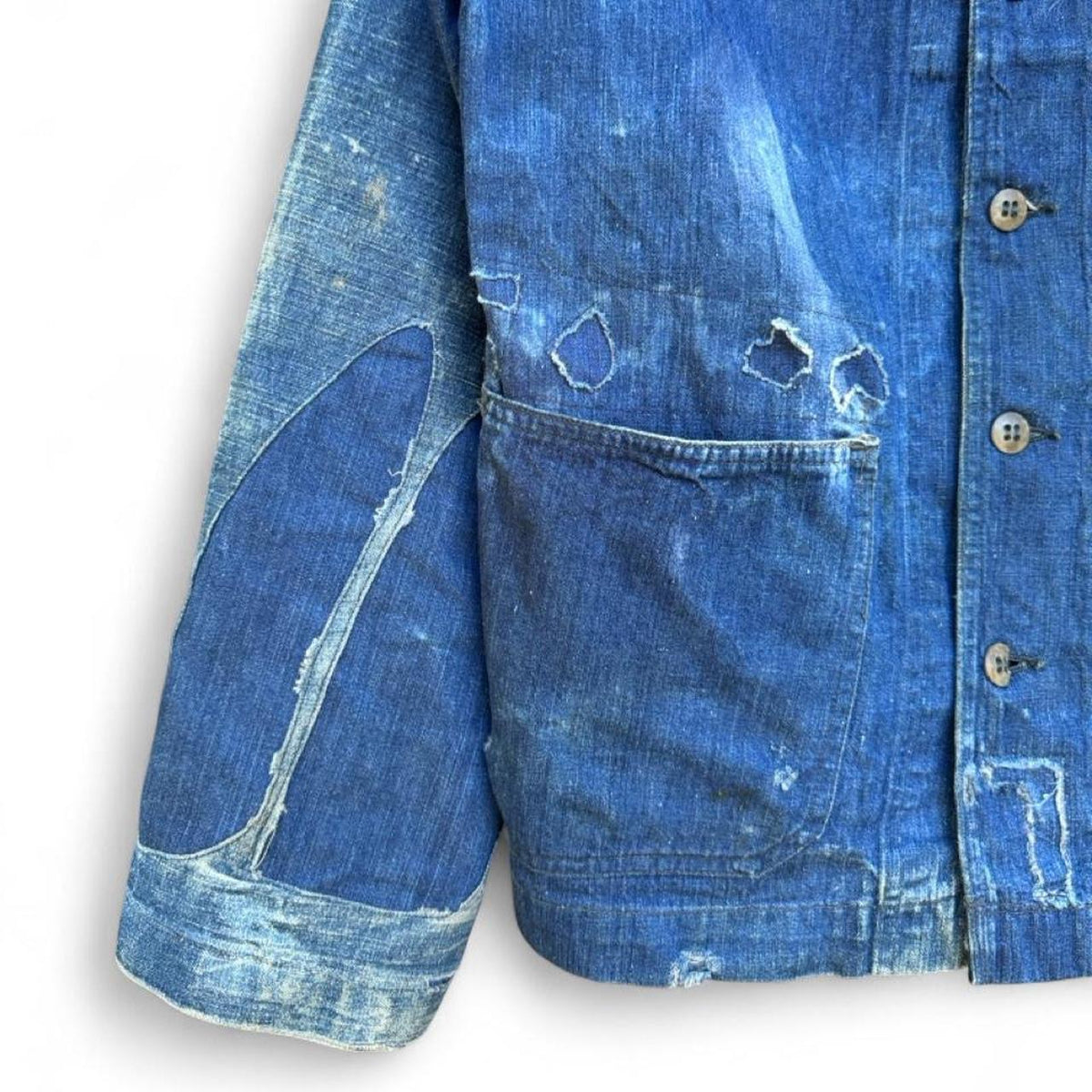 1940s US Navy Denim Shawl Collar Jacket