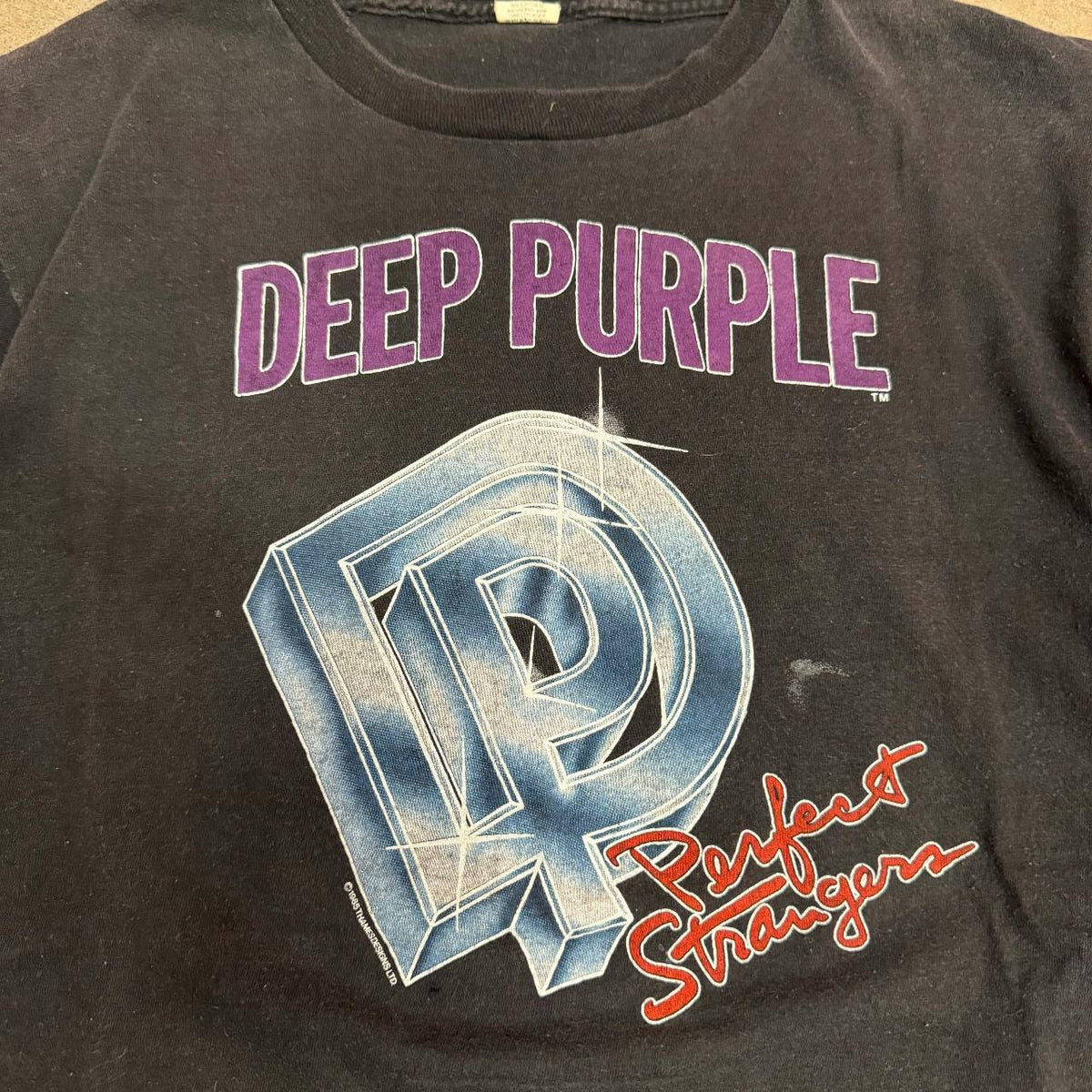 1985 Deep Purple Band Crew Tour T-Shirt