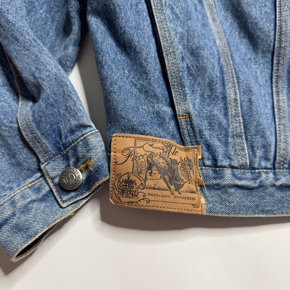 Faconnable Denim Trucker Jacket 48
