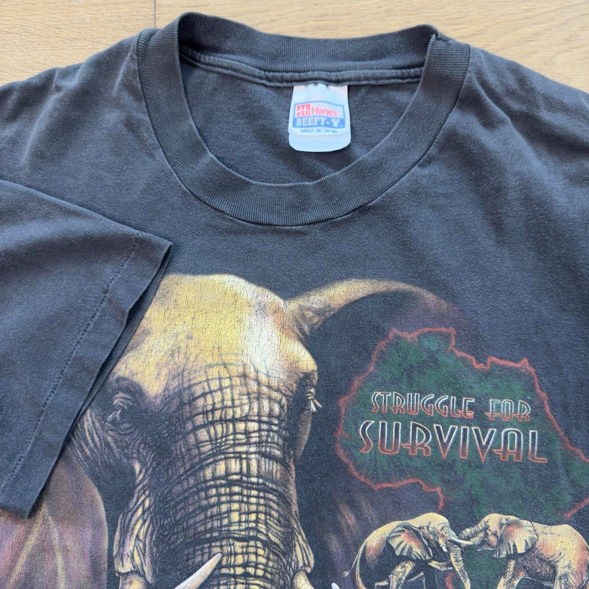 Struggle For Survival Elephants Nature T-Shirt