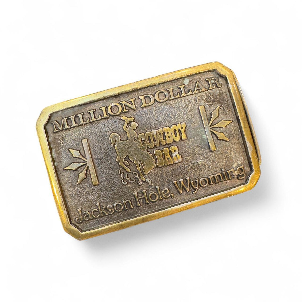 Million Dollar Cowboy Bar Jackson Hole Belt Buckle