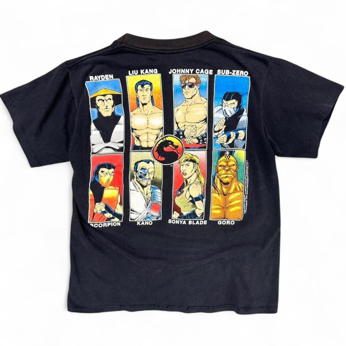 1992 GEM Mortal Kombat Roster T-Shirt