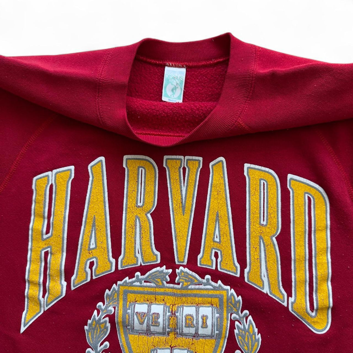 80s Harvard Crewneck Sweatshirt Raglan