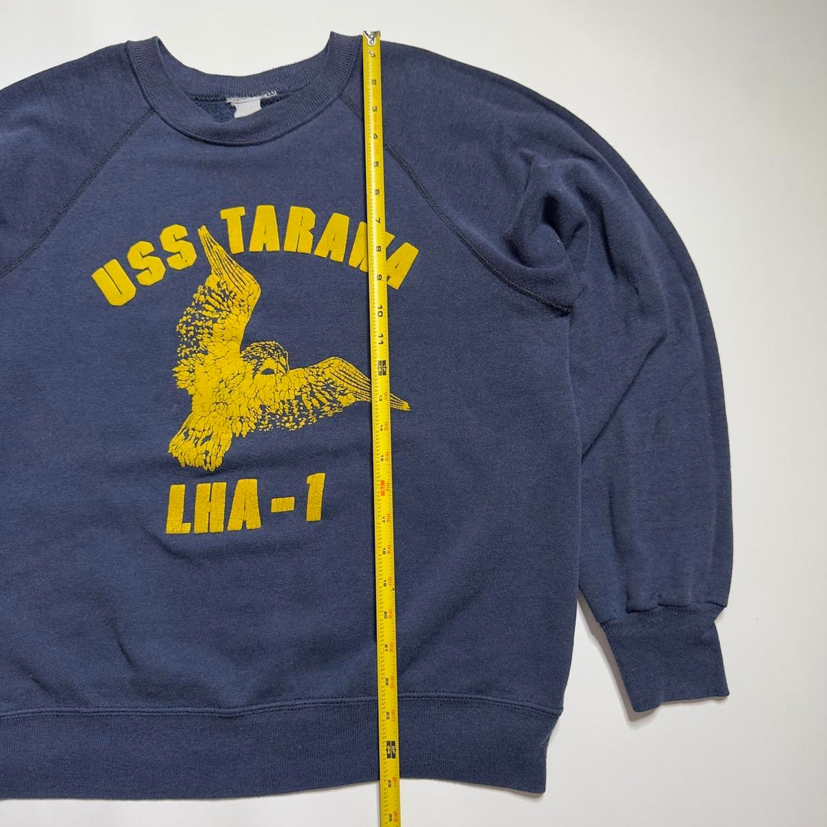 USS Tarawa LHA-1 U.S. Navy Raglan Sweatshirt