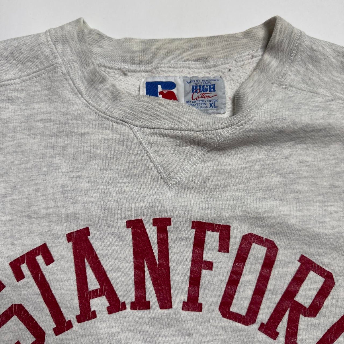 Stanford Track Single V Russell Sweatshirt
