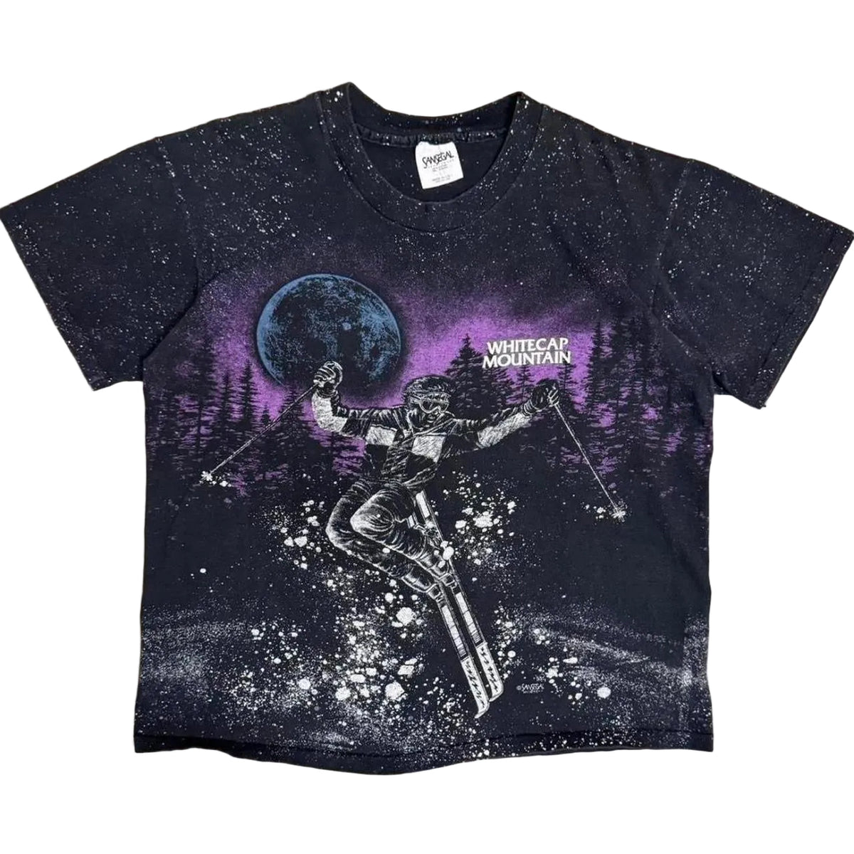 San Segal Whitcap Mountain AOP Ski T-Shirt