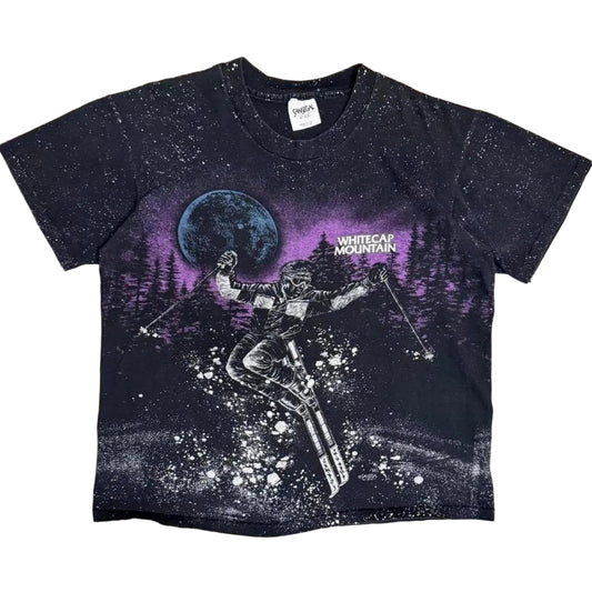 San Segal Whitcap Mountain AOP Ski T-Shirt