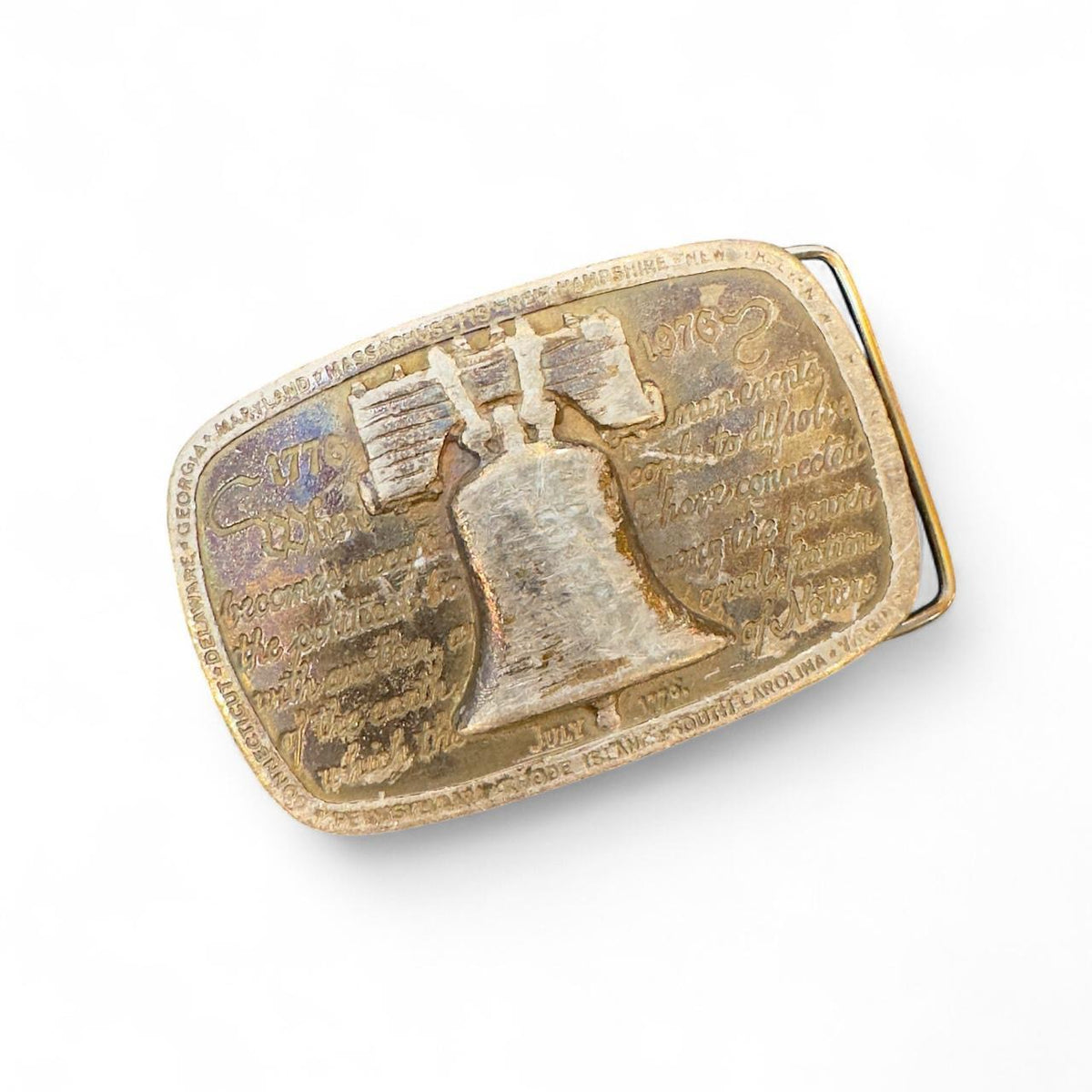 Bicentennial Liberty Bell Belt Buckle