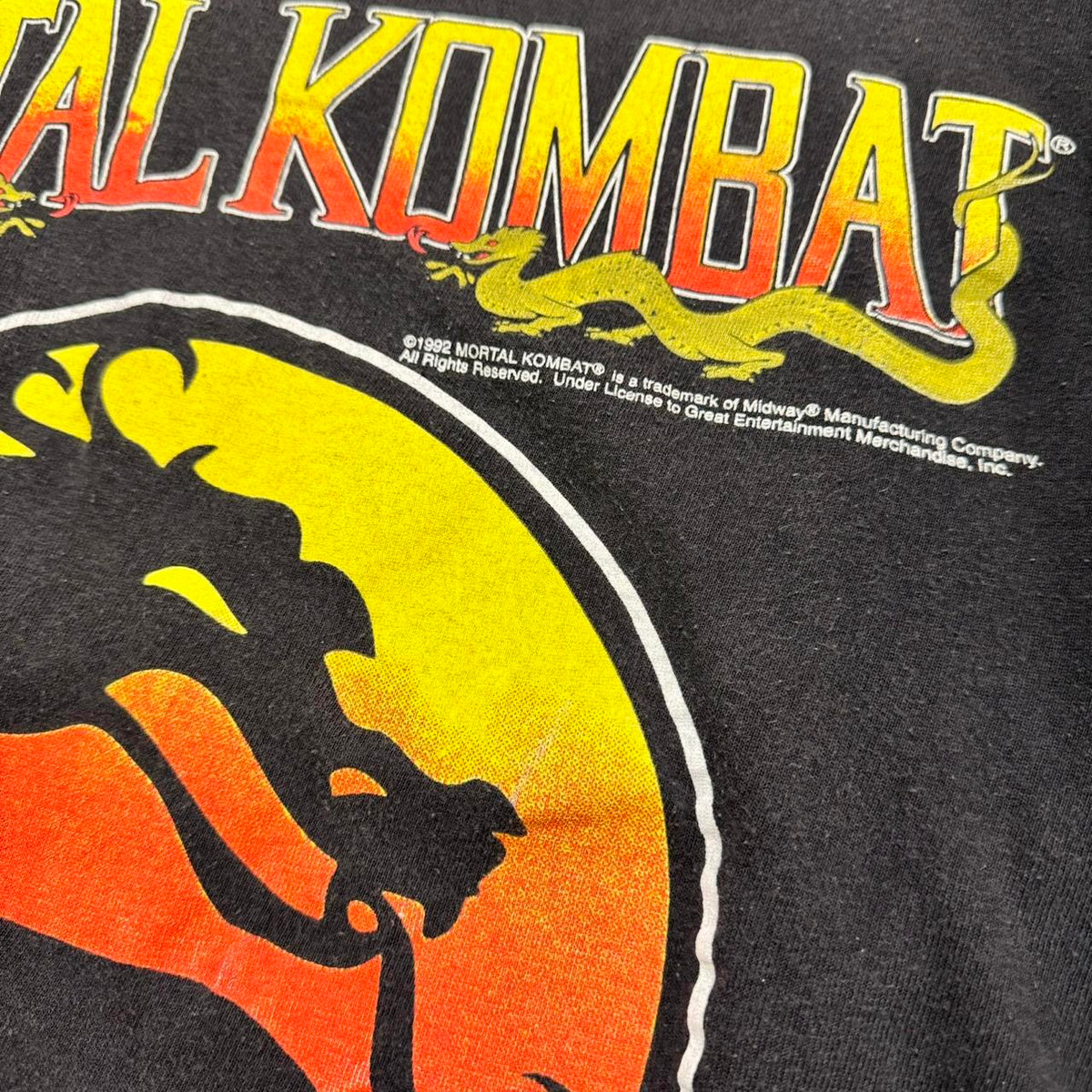 1992 GEM Mortal Kombat Roster T-Shirt