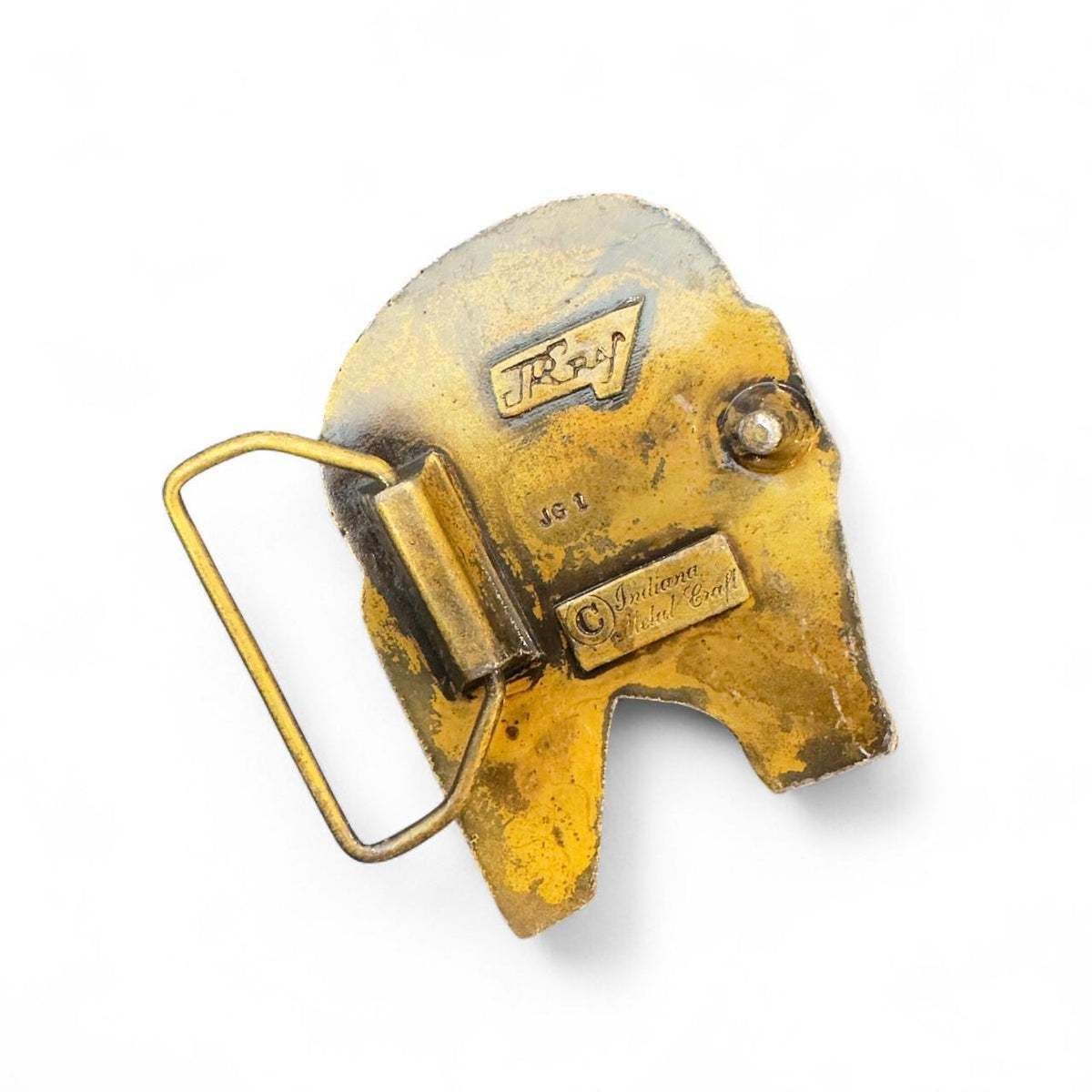 JR Cray Ram Head Belt Buckle