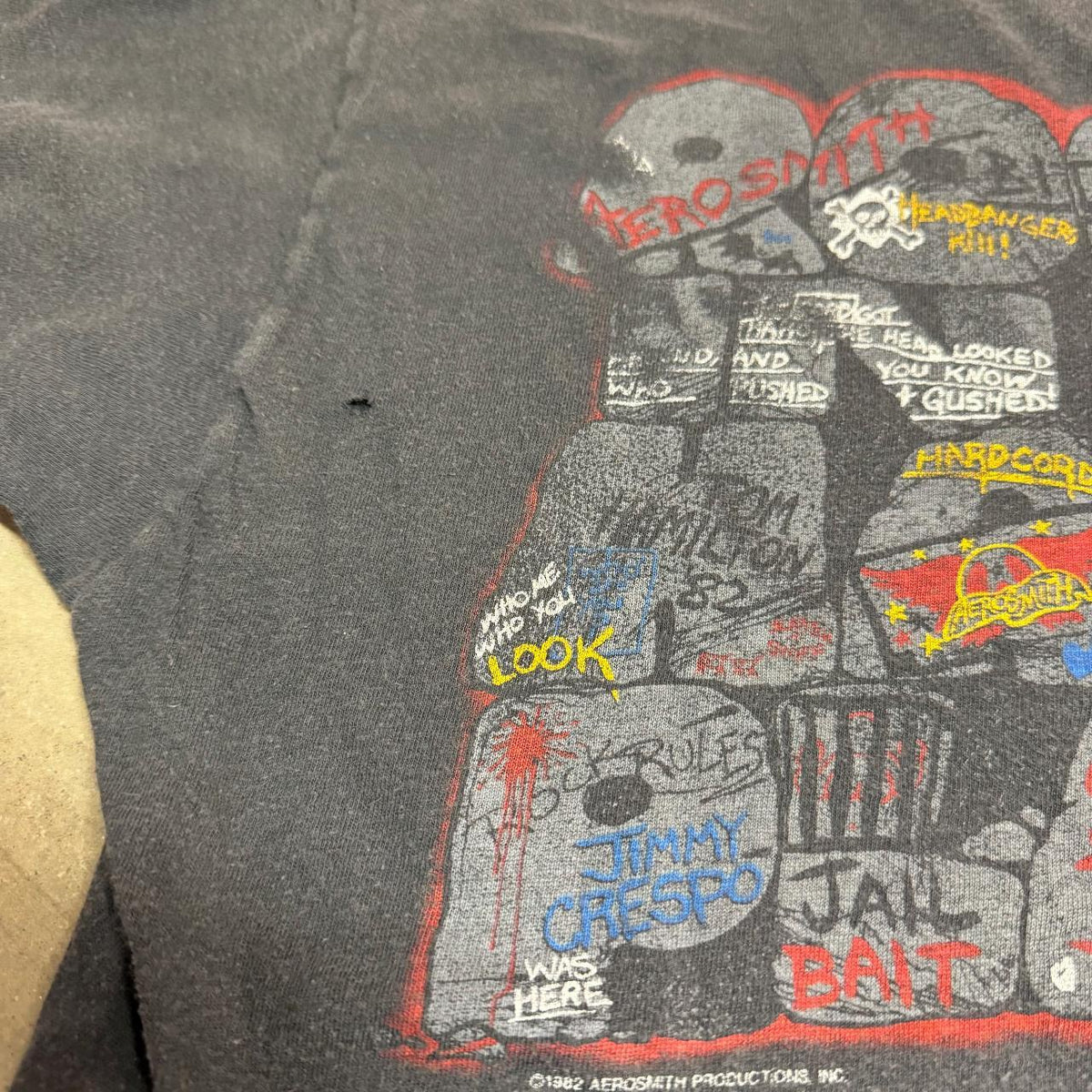 1982 Aerosmith Rock In A Hard Place Band T-Shirt