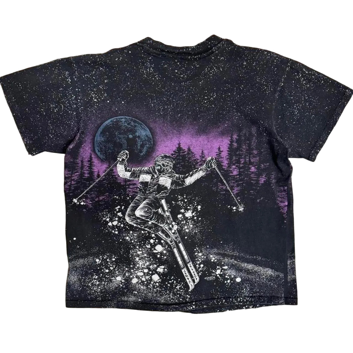 San Segal Whitcap Mountain AOP Ski T-Shirt