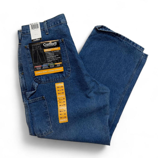 Carhartt B73 DST Double Knee Logger Dungaree USA NOS 36x30
