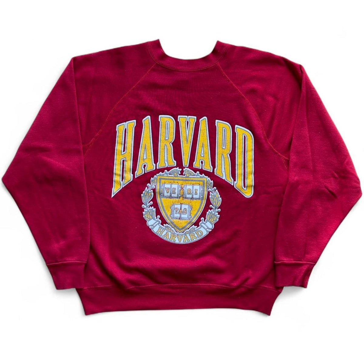 80s Harvard Crewneck Sweatshirt Raglan