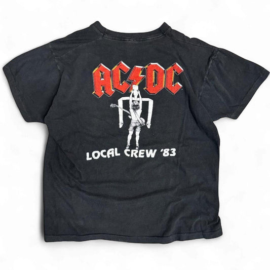 1983 AC/DC Flick Of The Switch Band Crew T-Shirt