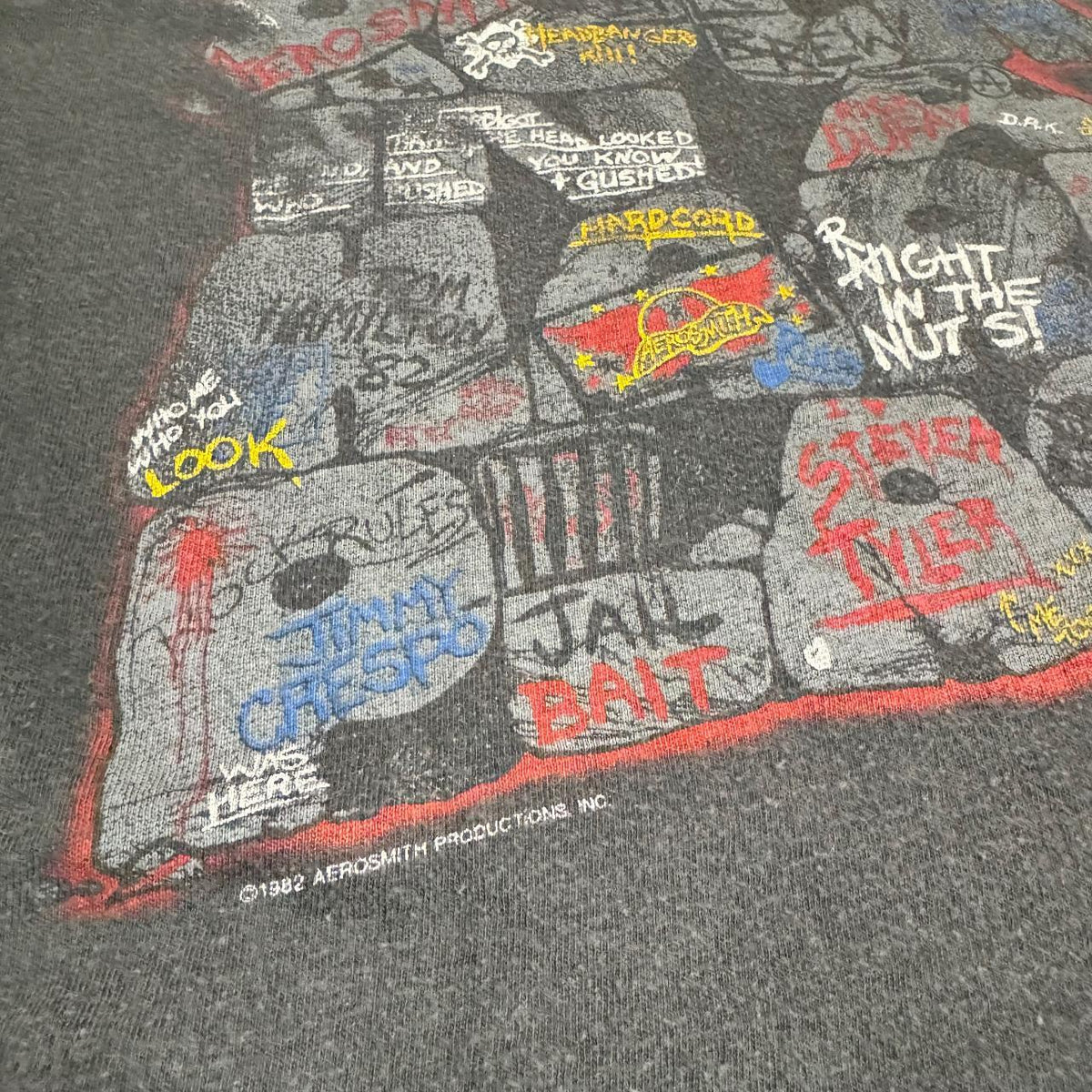 1982 Aerosmith Rock In A Hard Place Band T-Shirt