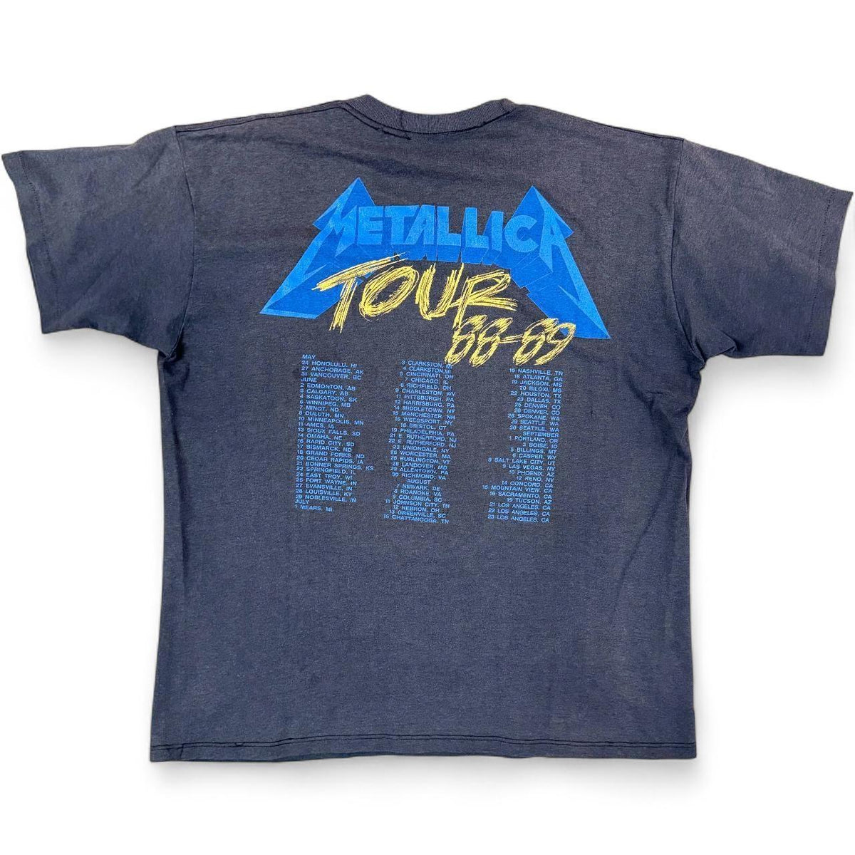 1988 Metallica And Justice For All T-Shirt
