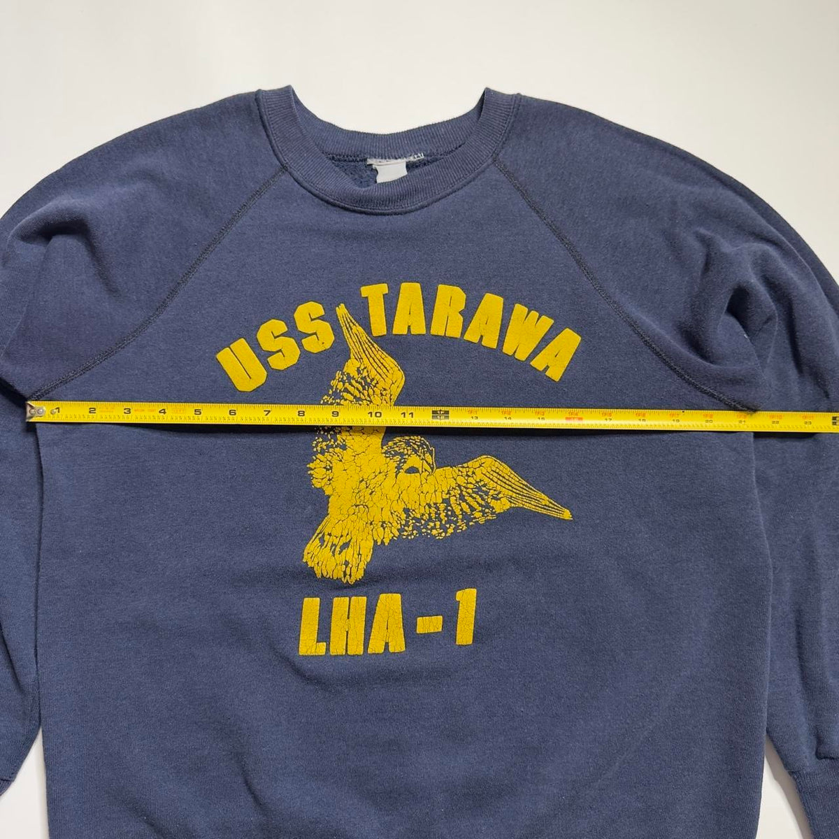 USS Tarawa LHA-1 U.S. Navy Raglan Sweatshirt