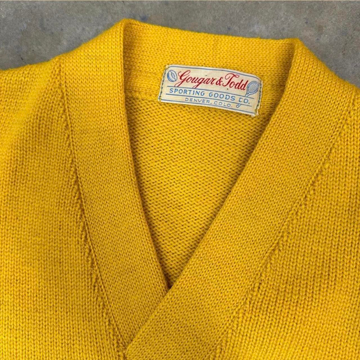 1940s Colorado College Band Letterman Wool Sweatshirt