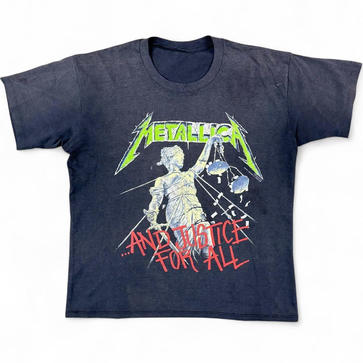 1988 Metallica And Justice For All T-Shirt