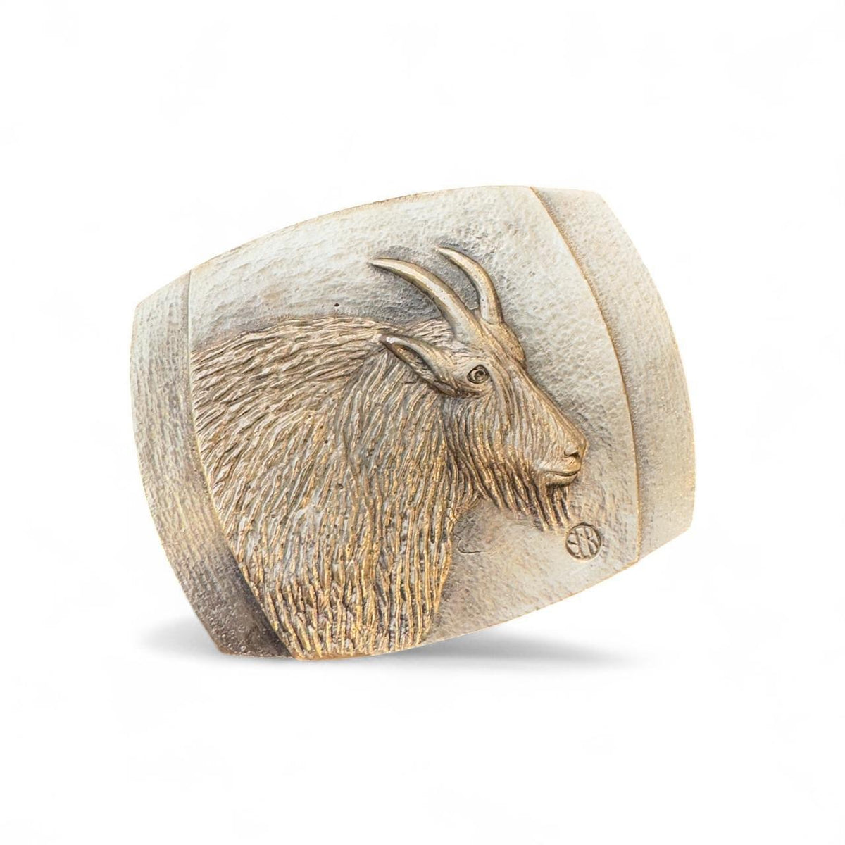 Steven L. Knight Goat Belt Buckle