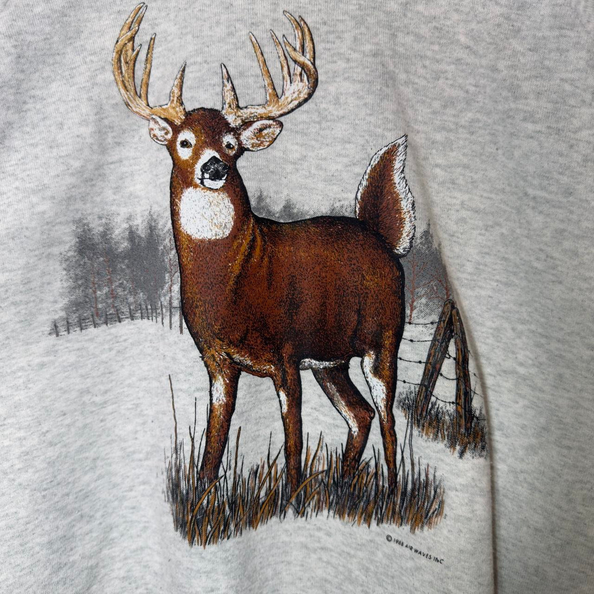 1988 Whitetail Deer Nature Sweatshirt