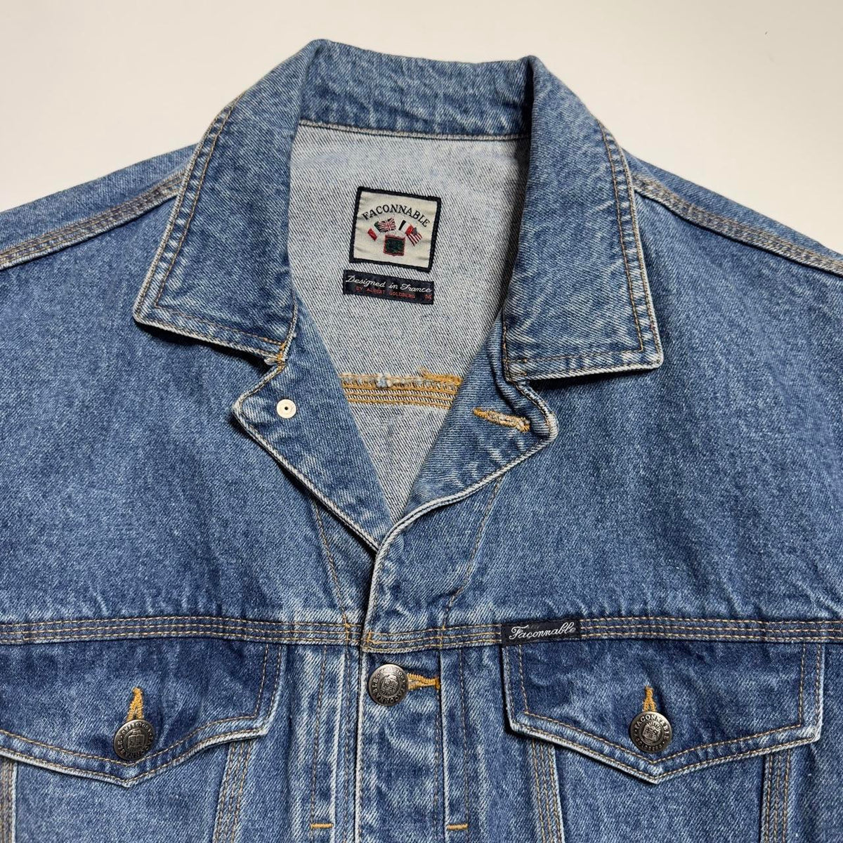 Faconnable Denim Trucker Jacket 48