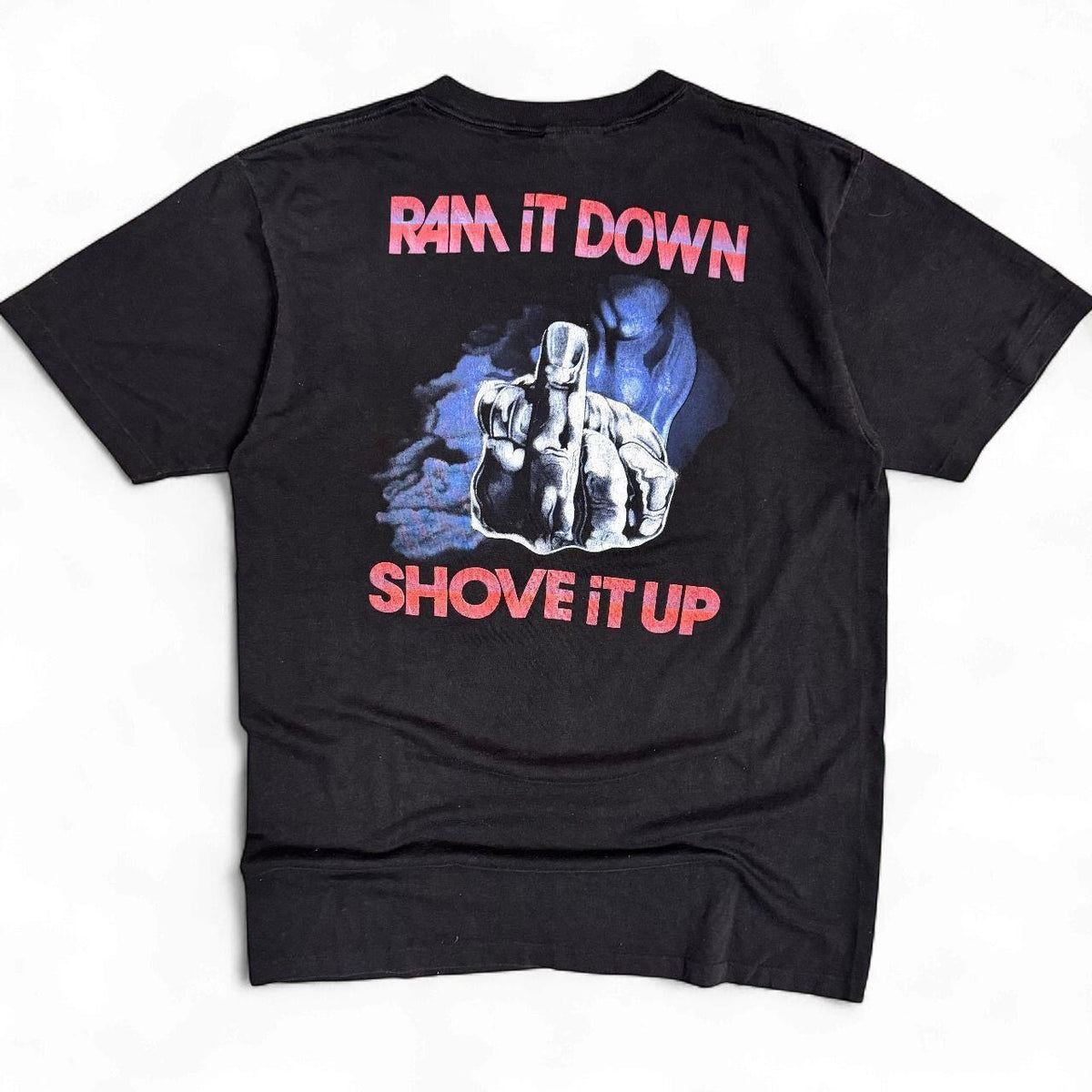 80s Judas Priest Ram It Down Shove It Up Band T-Shirt