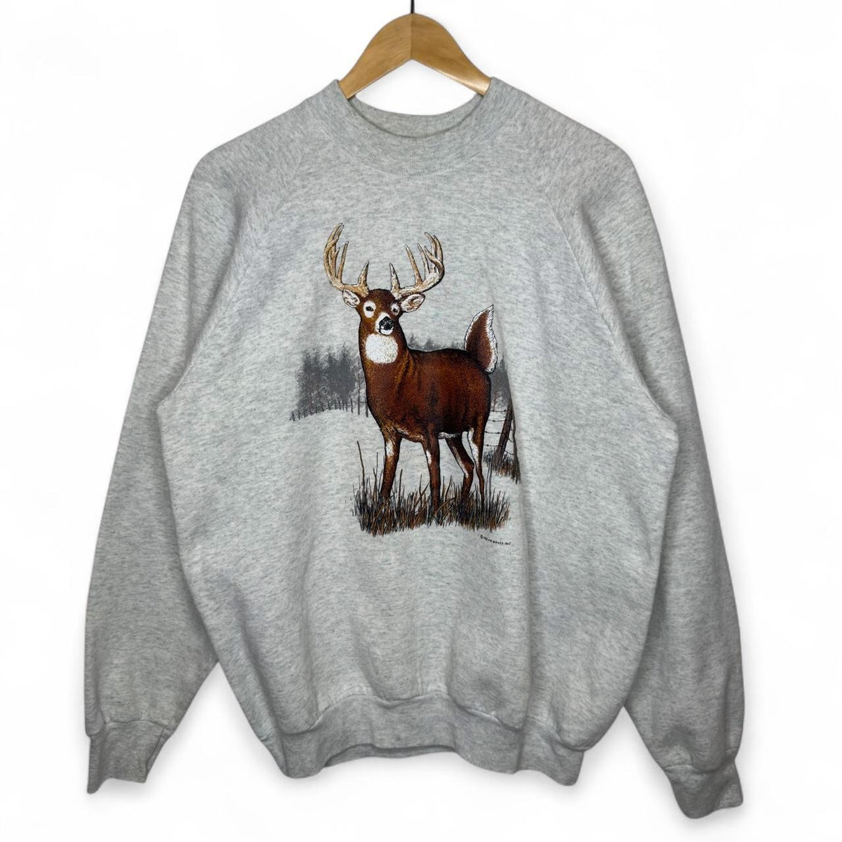 1988 Whitetail Deer Nature Sweatshirt