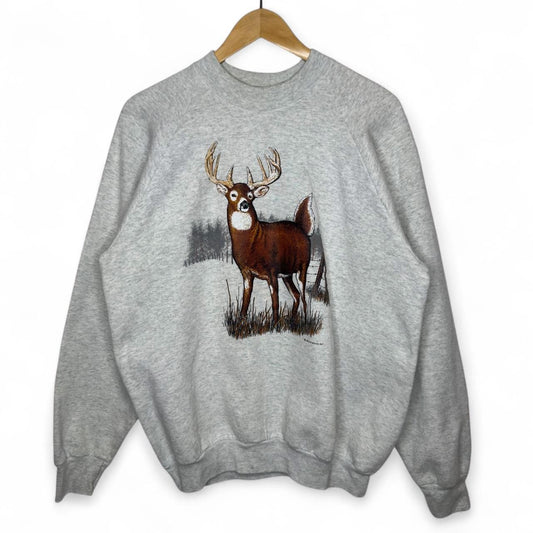 1988 Whitetail Deer Nature Sweatshirt