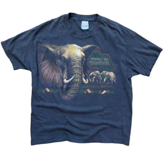 Struggle For Survival Elephants Nature T-Shirt