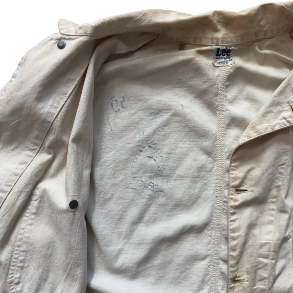 1950s Lee Denim Chore Jacket Princeton University