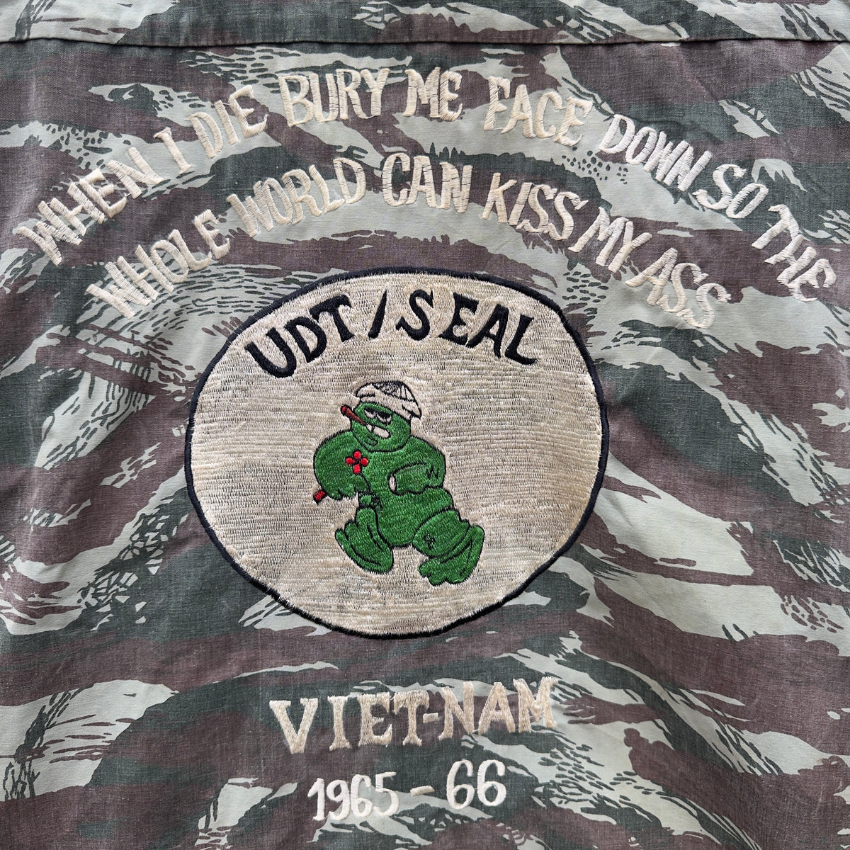 U.S. Navy Vietnam Souvenir Jacket UDT/Seal 1960s