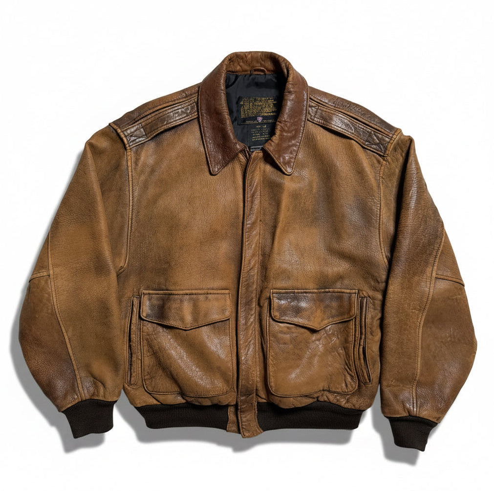 1980s Avirex Type A-2 Bomber Jacket U.S. Army Air Force’s